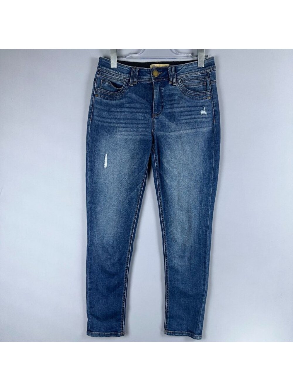 Democracy Jeans Size 6 Ab Technology Mid Rise Skinny Blue Medium Wash